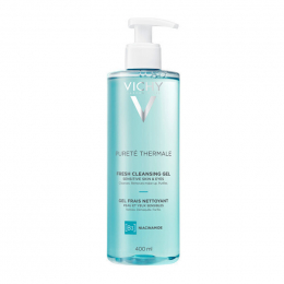 VICHY Gel Καθαρισμού Purete Thermale Fresh Cleansing Gel B3 & Niacinamide για Ευαίσθητες Επιδερμίδες, 400 ml