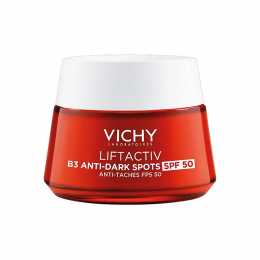 VICHY Liftactiv B3 Anti-Dark Spots SPF50 48ωρη Κρέμα Προσώπου για Ενυδάτωση και Ατέλειες, 50 ml